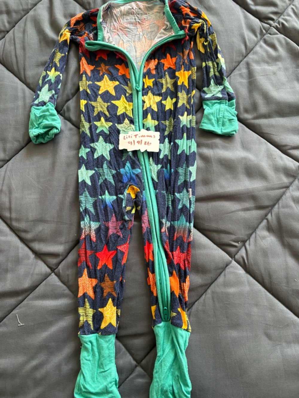 Little Sleepies Star Zippie Pajamas